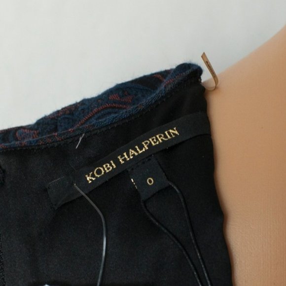 Kobi Halperin Brandi Jacquard Sleeveless Sheath Dress Size 0 - Picture 7 of 8